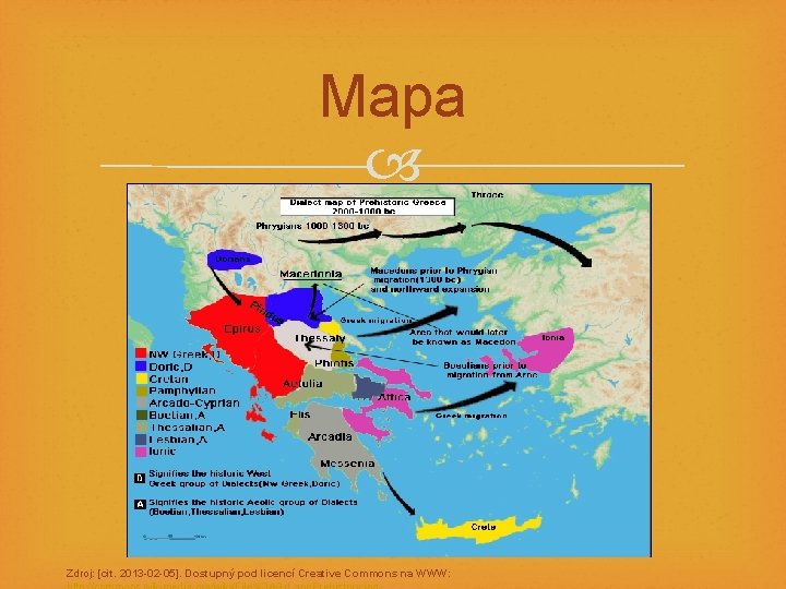 Mapa Zdroj: [cit. 2013 -02 -05]. Dostupný pod licencí Creative Commons na WWW: 