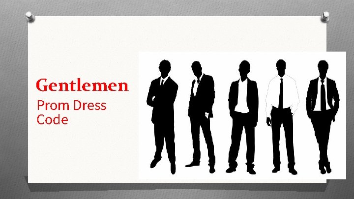 Gentlemen Prom Dress Code 