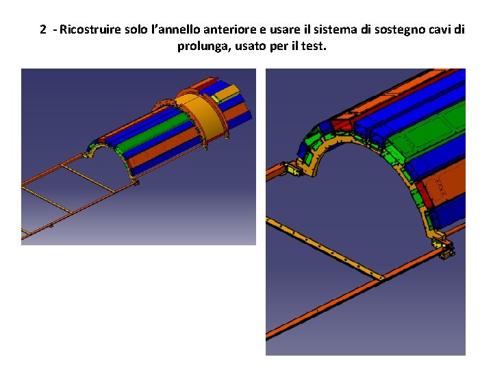 2 - Ricostruire solo l’annello anteriore e usare il sistema di sostegno cavi di