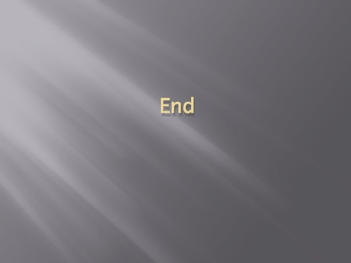 End End