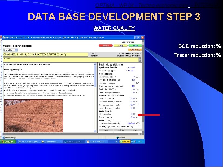 OPTIMA - WP 04 - Techno-economic data – INTERGEO DATA BASE DEVELOPMENT STEP 3