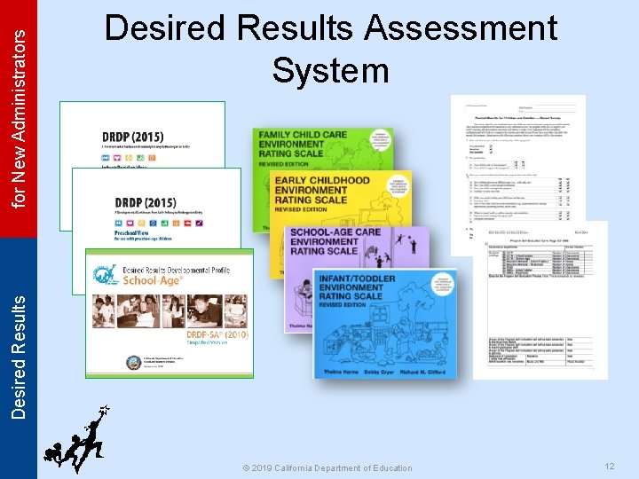 for New Administrators Desired Results Assessment System © 2019 California Department of Education 12