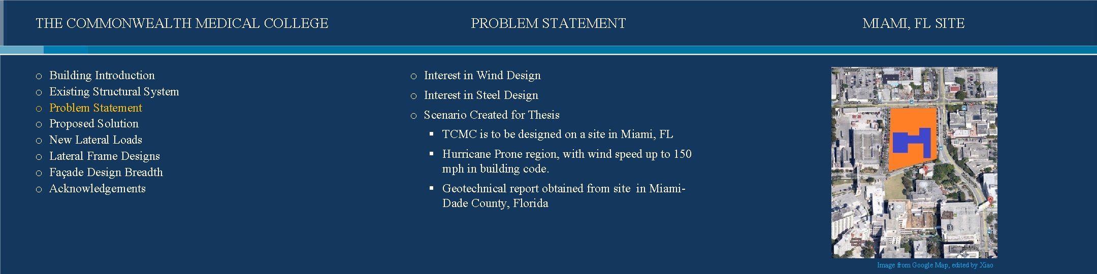 THE COMMONWEALTH MEDICAL COLLEGE o o o o Building Introduction Existing Structural System Problem