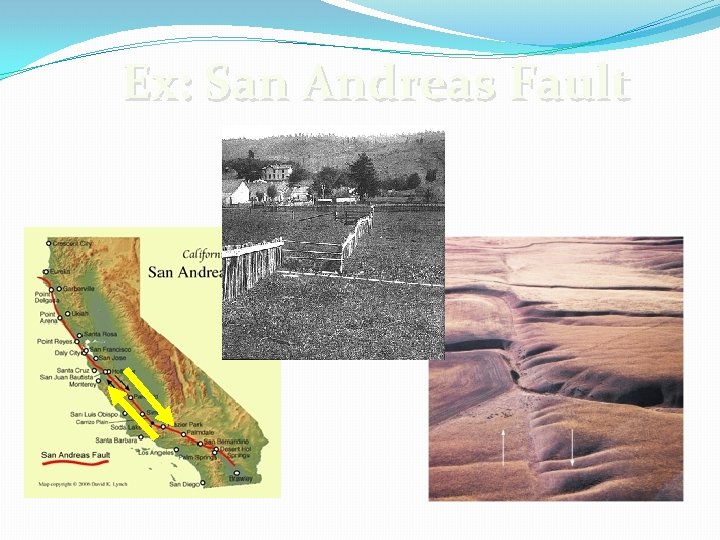 Ex: San Andreas Fault 