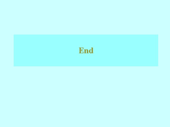 End End