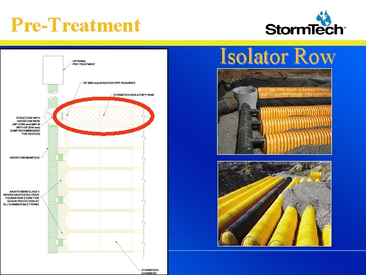 Pre-Treatment Isolator Row 