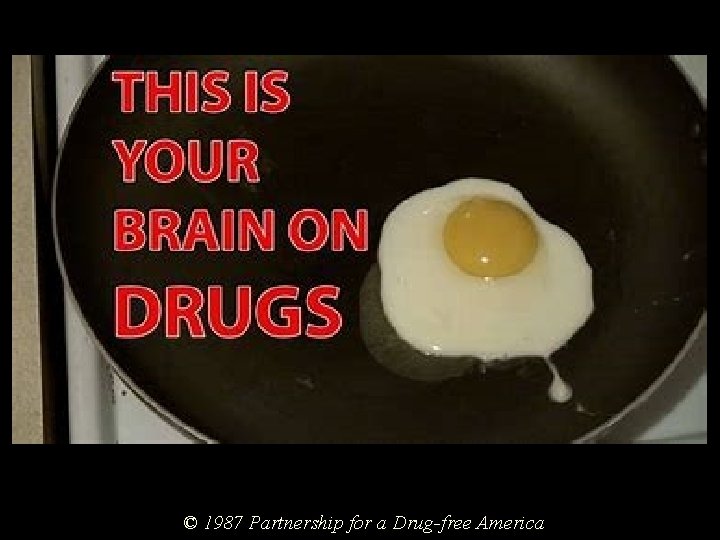 © 1987 Partnership for a Drug-free America 