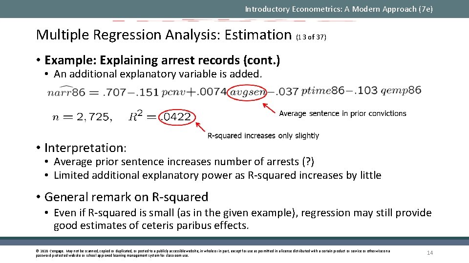 Introductory Econometrics: A Modern Approach (7 e) Multiple Regression Analysis: Estimation (13 of 37)