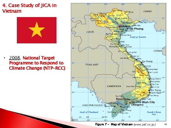 4. Case Study of JICA in Vietnam • 2008, National Target Programme to Respond
