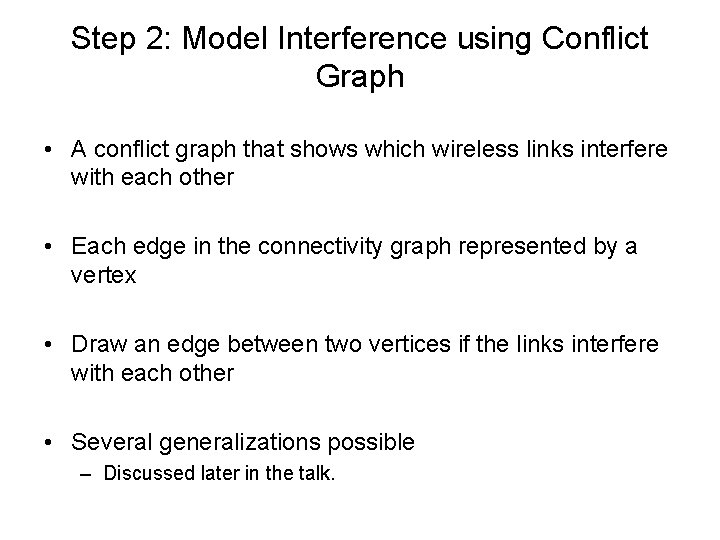 Impact of Interference on Multihop Wireless Network Performance