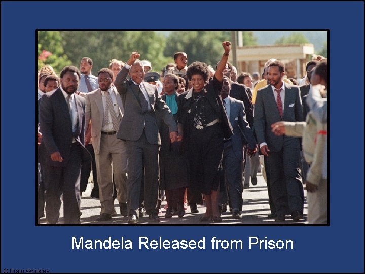 Mandela Released from Prison © Brain Wrinkles 