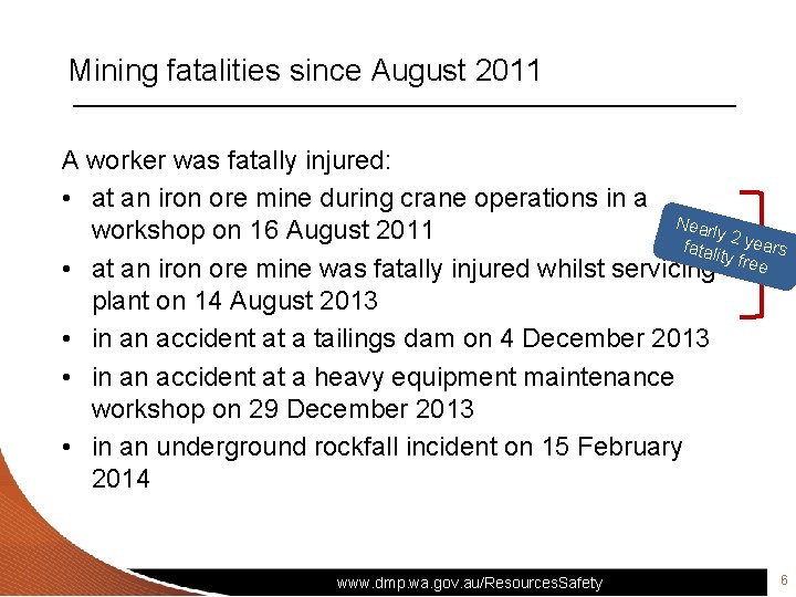 Mining Accident Risk Please read this before using presentation This presentation
