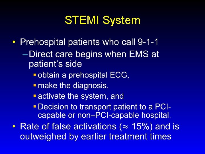 Stemi Program Right Care Initiative Best Practices Prehospital Initiatives Specialty
