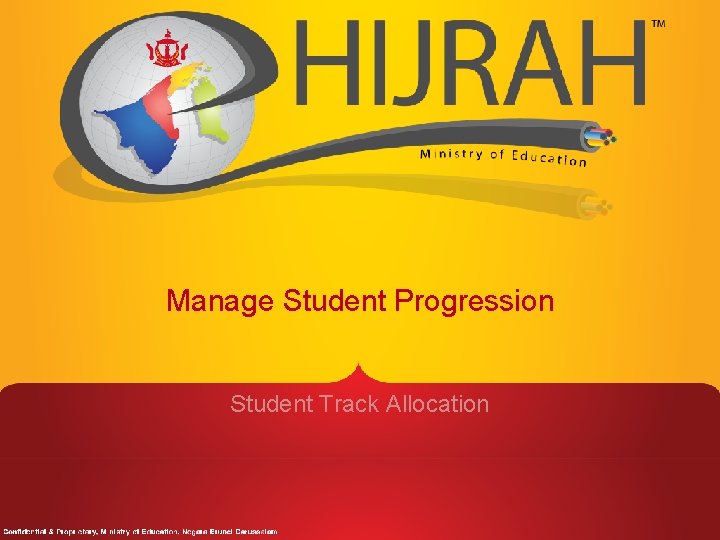 Manage Student Progression Student Track Allocation 