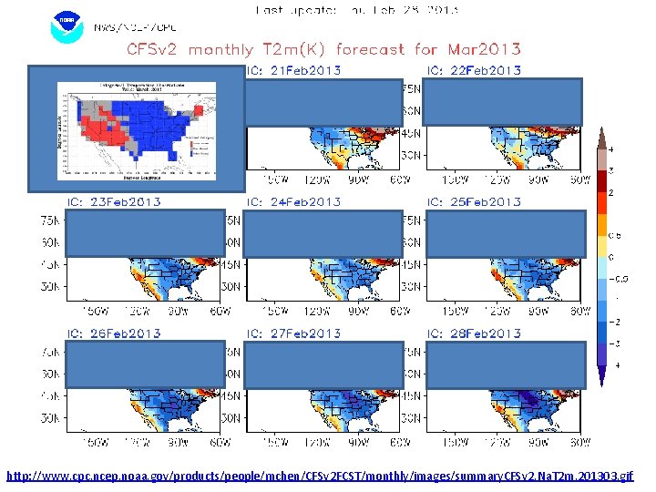 http: //www. cpc. ncep. noaa. gov/products/people/mchen/CFSv 2 FCST/monthly/images/summary. CFSv 2. Na. T 2 m.