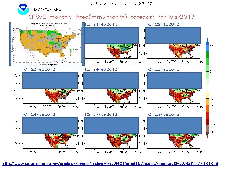 http: //www. cpc. ncep. noaa. gov/products/people/mchen/CFSv 2 FCST/monthly/images/summary. CFSv 2. Na. T 2 m.