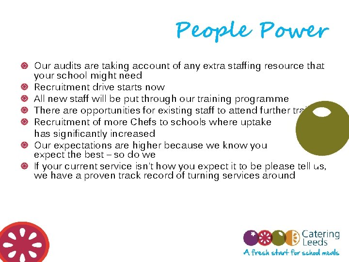 People Power Our audits are taking account of any extra staffing resource that your