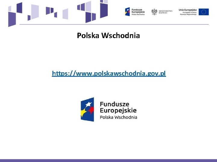 Polska Wschodnia https: //www. polskawschodnia. gov. pl 