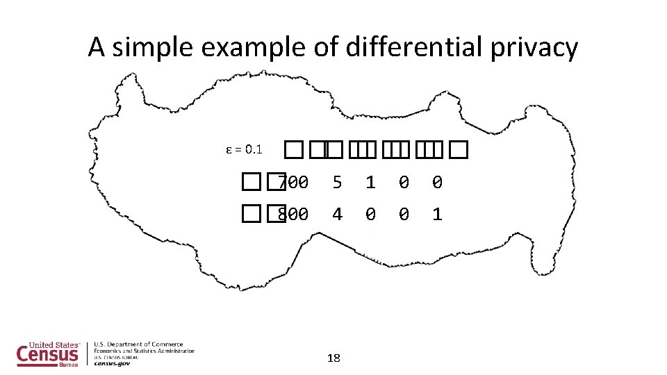 A simple example of differential privacy ���� �� �� 700 5 1 0 0