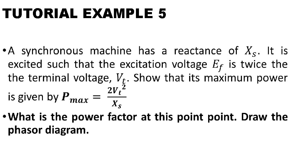 TUTORIAL EXAMPLE 5 • 