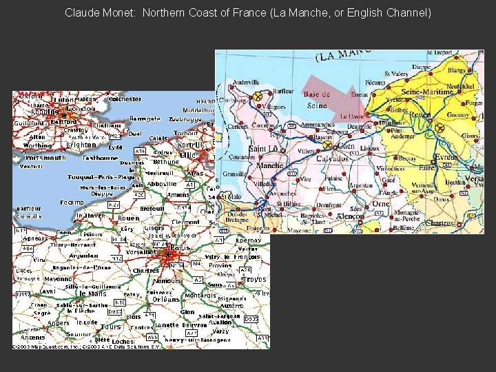 Claude Monet: Northern Coast of France (La Manche, or English Channel) 