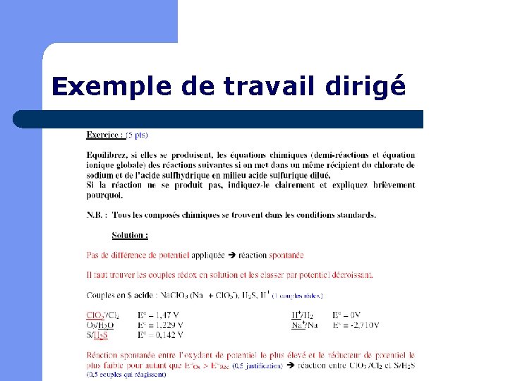 Exemple de travail dirigé 