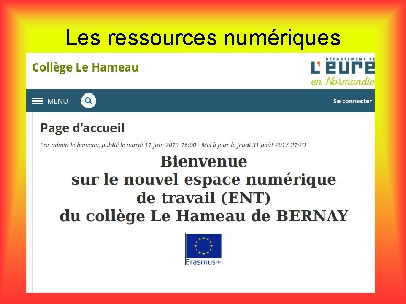 Les ressources numériques 