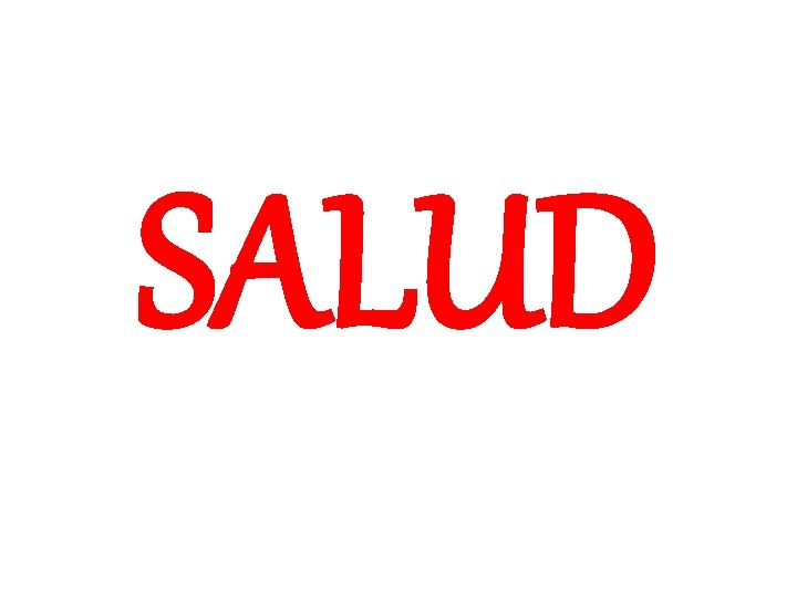 SALUD 