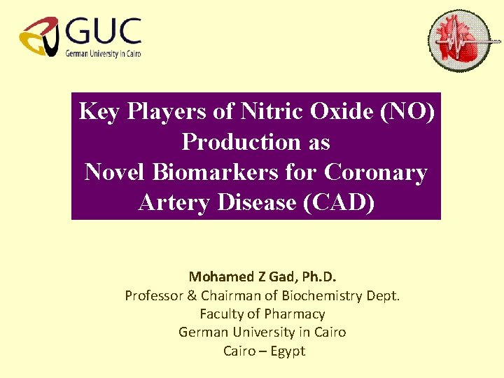 Key Players of Nitric Oxide (NO) Production as Novel Biomarkers for Coronary Artery Disease