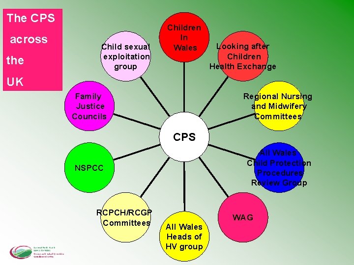The CPS across the Child sexual exploitation group Children In Wales Looking after Children