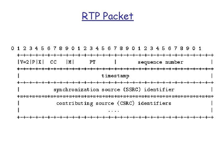 RTP Packet 