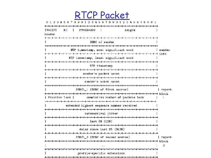 RTCP Packet 