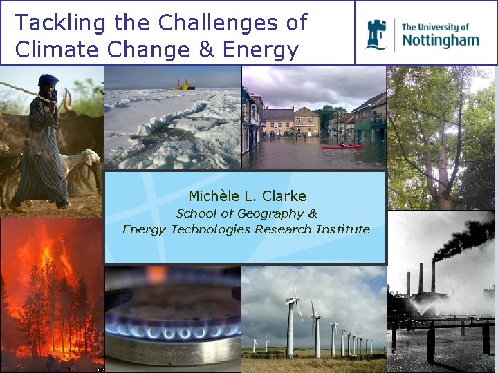 Tackling the Challenges of Climate Change Energy Michle