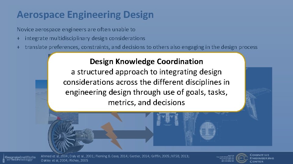 Aerospace Engineering Design Novice aerospace engineers are often unable to + integrate multidisciplinary design