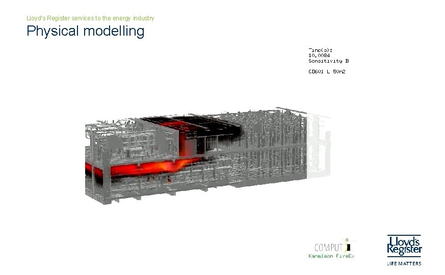 Lloyd’s Register services to the energy industry Physical modelling 