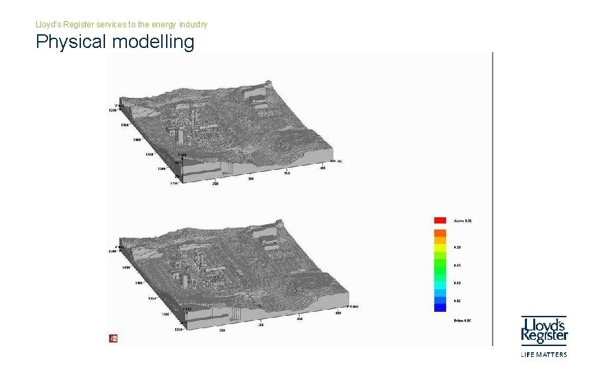 Lloyd’s Register services to the energy industry Physical modelling 