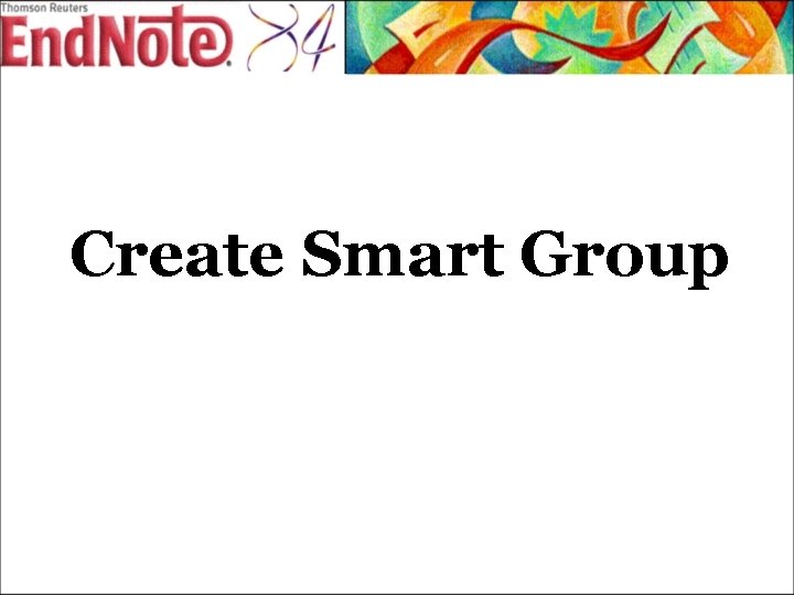 Create Smart Group 