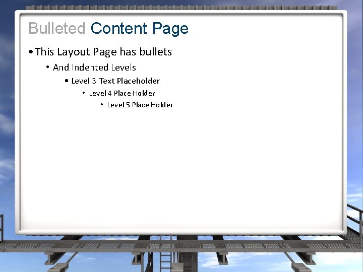 Your Billboard Message Here An Animated Power Point