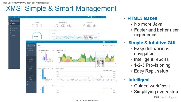 Dell Customer Communication - Confidential XMS: Simple & Smart Management • HTML 5 Based