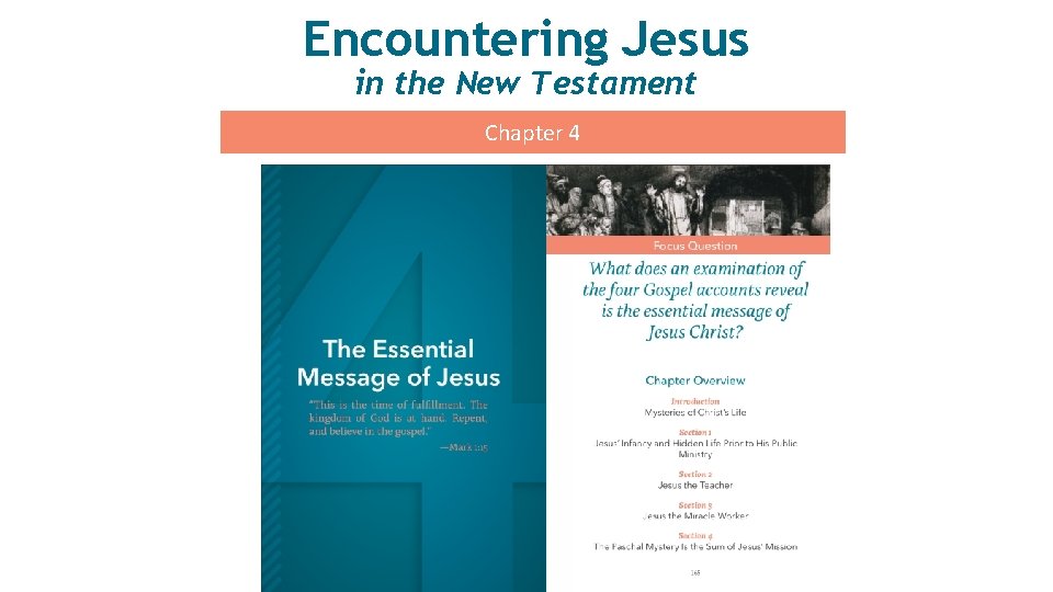 Encountering Jesus in the New Testament Chapter 4 