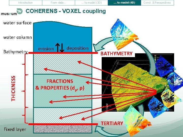 Introduction From data… … to model (3 D) … to model (4 D) COHERENS