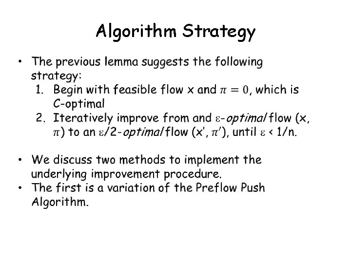Algorithm Strategy 