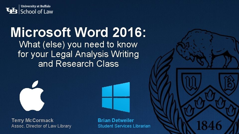 Microsoft Word 2016: What (else) you need to know for your Legal Analysis Writing