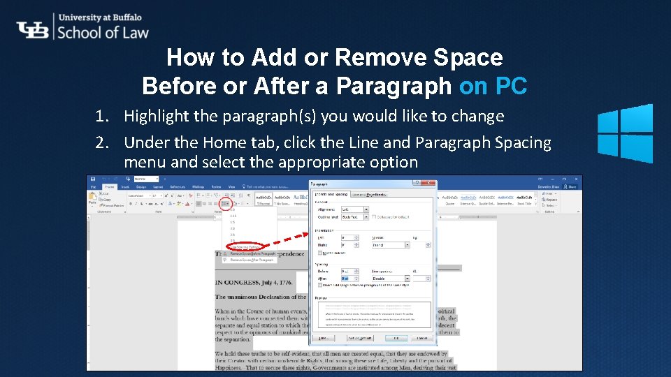 How to Add or Remove Space Before or After a Paragraph on PC 1.