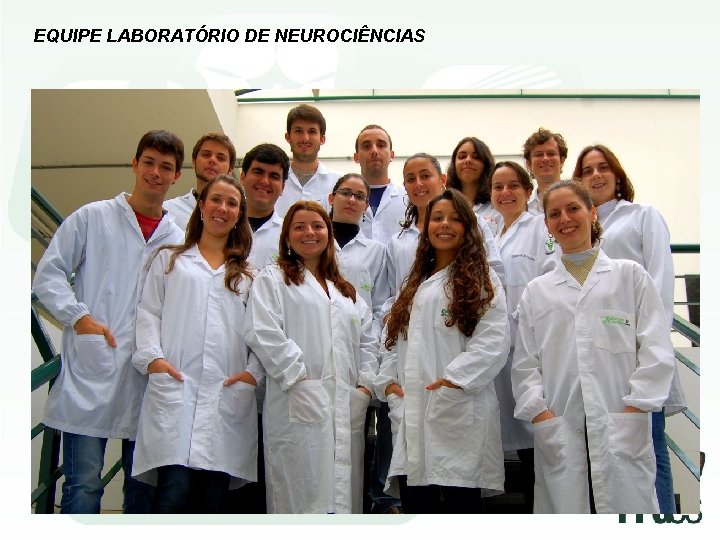 EQUIPE LABORATÓRIO DE NEUROCIÊNCIAS 