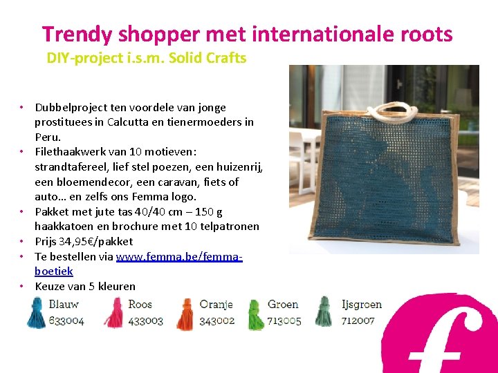 Trendy shopper met internationale roots DIY-project i. s. m. Solid Crafts • Dubbelproject ten