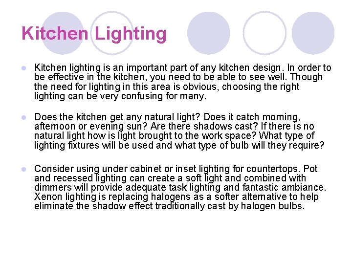 Kitchen Lighting l Kitchen lighting is an important part of any kitchen design. In Kitchen Lighting l Kitchen lighting is an important part of any kitchen design. In