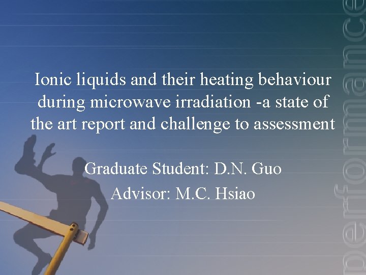 Ionic liquids and their heating behaviour during microwave irradiation -a state of the art