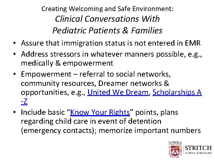 Creating Welcoming and Safe Environment: Clinical Conversations With Pediatric Patients & Families • Assure