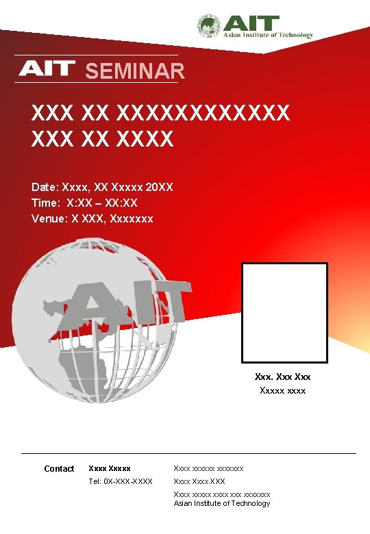 SEMINAR XXX XX XXXXXX XXXX Date: Xxxx, XX Xxxxx 20 XX Time: X: XX SEMINAR XXX XX XXXXXX XXXX Date: Xxxx, XX Xxxxx 20 XX Time: X: XX